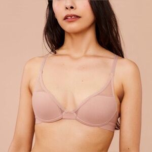Pepper Mesh All You Bra in Sienna Rose Size 34A